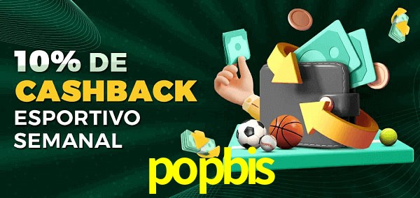 10% de bônus de cashback na popbis